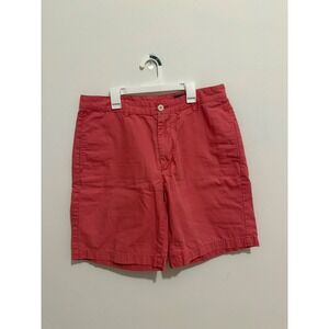 Vineyard Vines Mens Club Shorts Coral Pink Cotton Chino Size 34 Preppy Casual